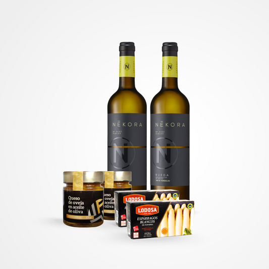 Delicias Gourmet: Espárragos, Queso en Aceite y Verdejo